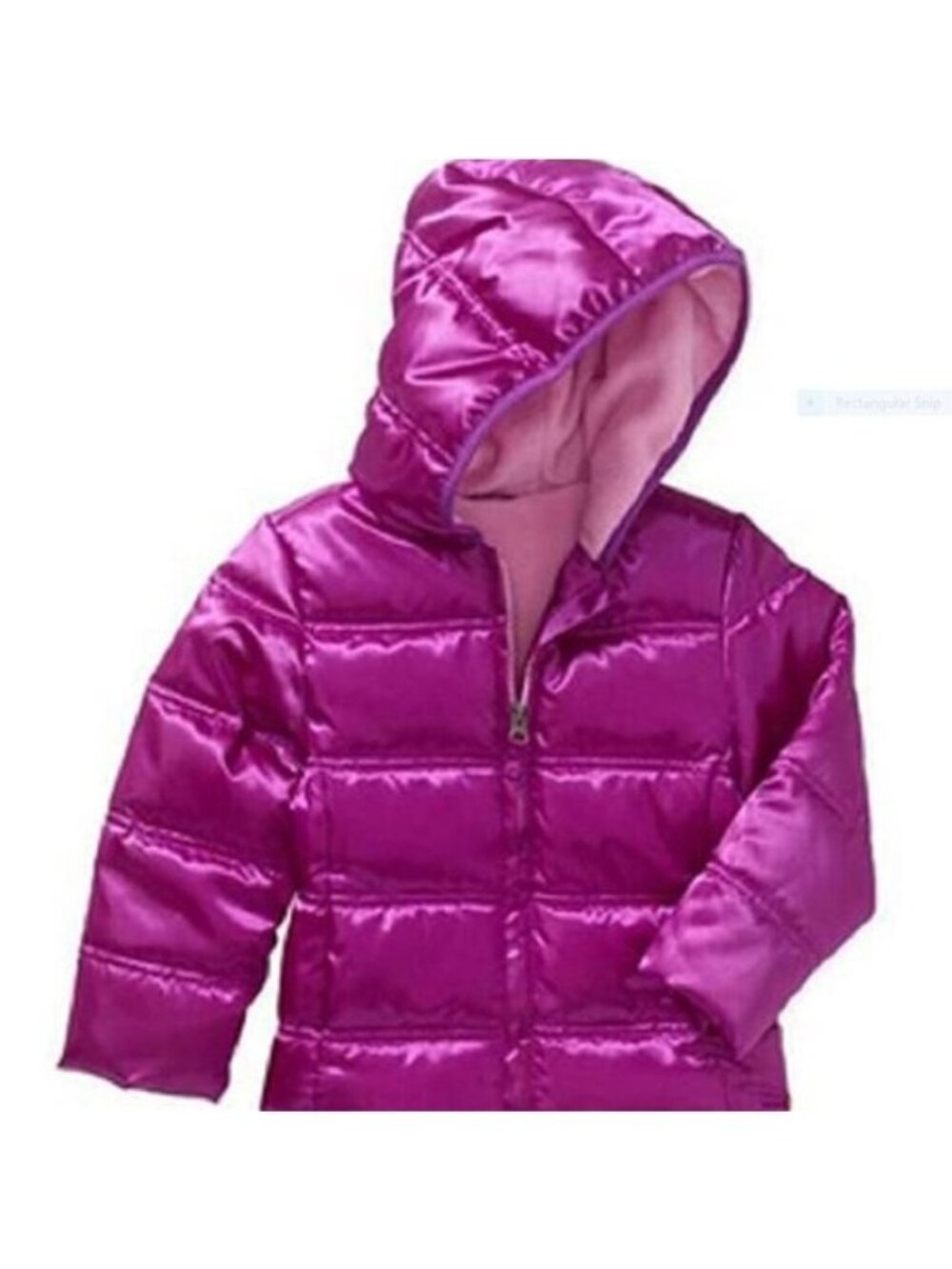 Healthtex Baby Girls Bubble Puffer Jacket, Orchid, size 24 months